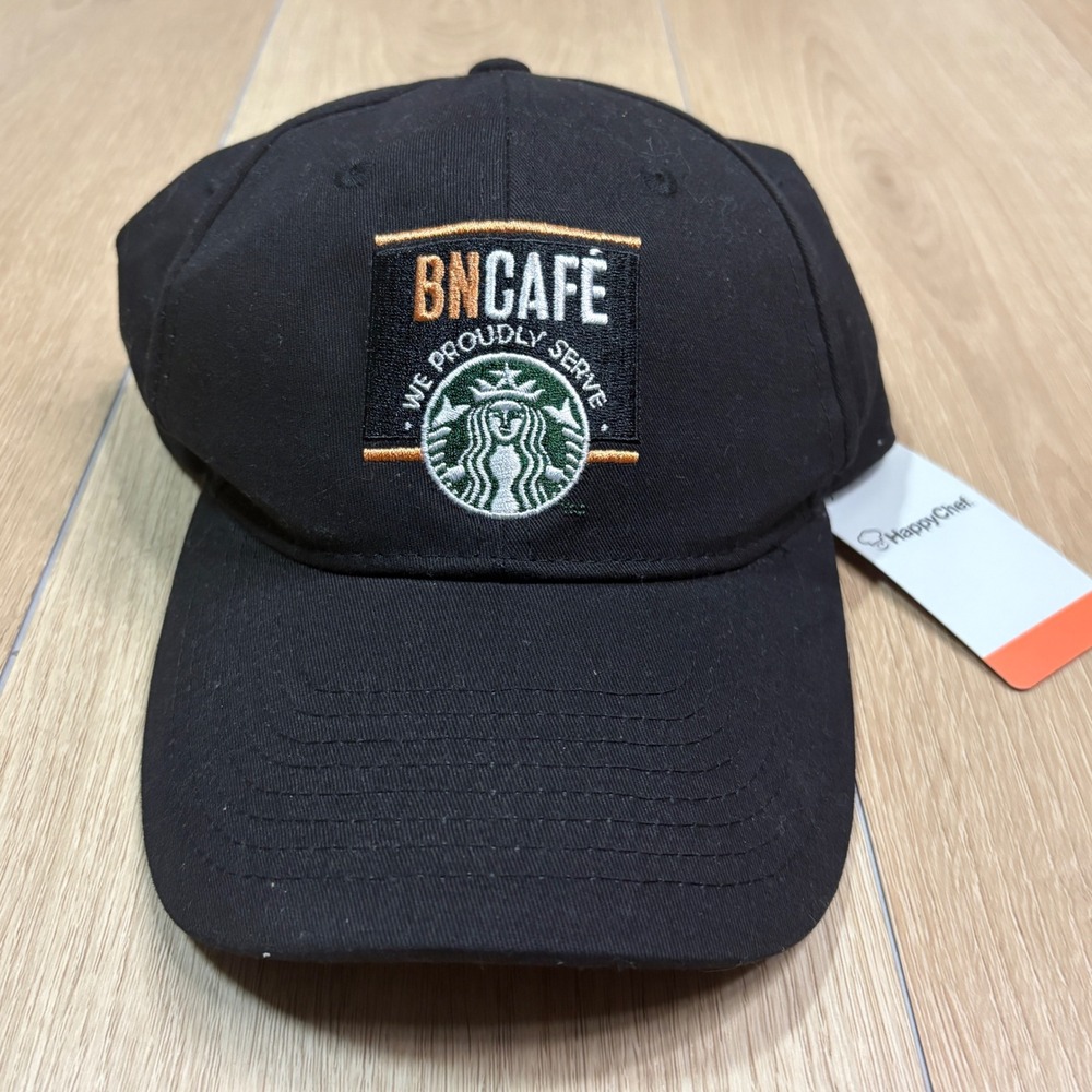 Barnes & Noble Starbucks‎ BN Cafe Employee Uniform Hat Black Baseball Cap NWT